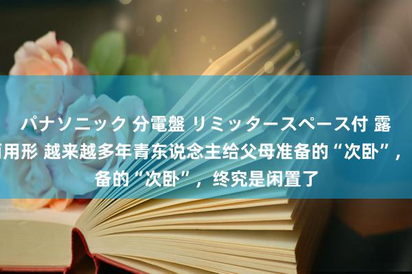 パナソニック 分電盤 リミッタースペース付 露出・半埋込両用形 越来越多年青东说念主给父母准备的“次卧”，终究是闲置了