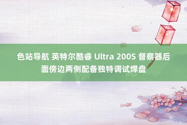 色站导航 英特尔酷睿 Ultra 200S 督察器后面傍边两侧配备独特调试焊盘