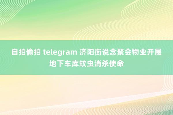 自拍偷拍 telegram 济阳街说念聚会物业开展地下车库蚊虫消杀使命