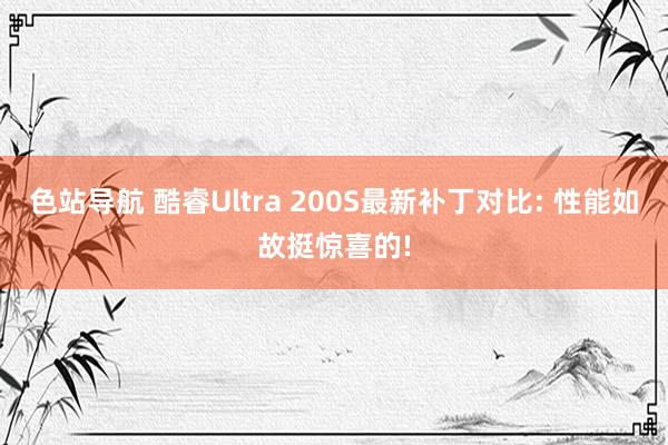 色站导航 酷睿Ultra 200S最新补丁对比: 性能如故挺惊喜的!