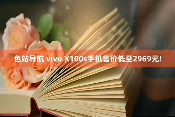 色站导航 vivo X100s手机售价低至2969元!